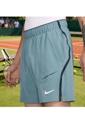 Nike Court Dri-FIT Advantage 7" Tennis Shorts Light Blue